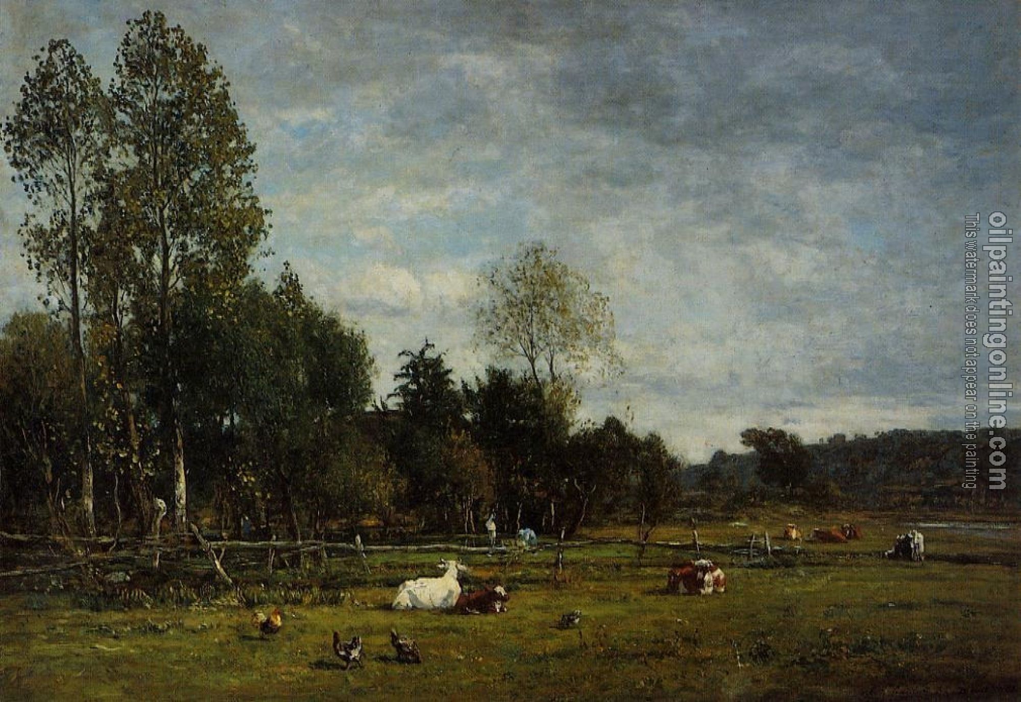 Boudin, Eugene - Landscape near Honfleur